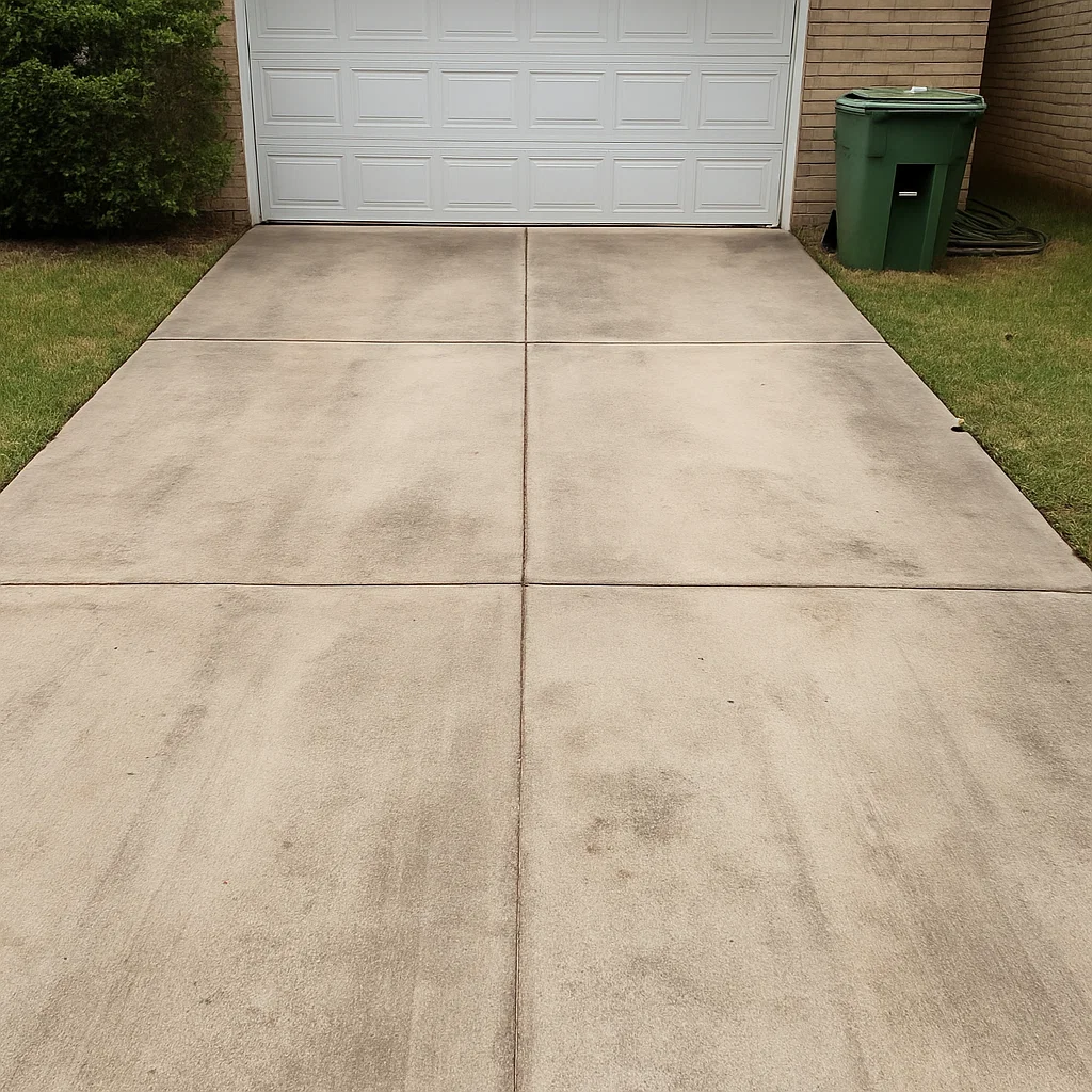Walkway before transformation